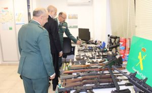 La Guardia Civil desmantela un taller clandestino de rehabilitación de armas de fuego