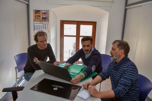 Montesinos expone a Del Senyor y Vallejo (Cs en Mov) el proyecto global para el CD Castellón