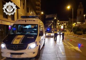 Una persona resulta herida al ser atropellada por una furgoneta en la calle Alcalde Tárrega