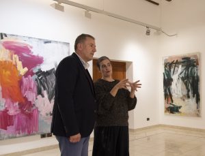 La Diputación acoge la exposición ‘Canvas’ de la artista Rebeca Plana hasta el próximo 5 de abril