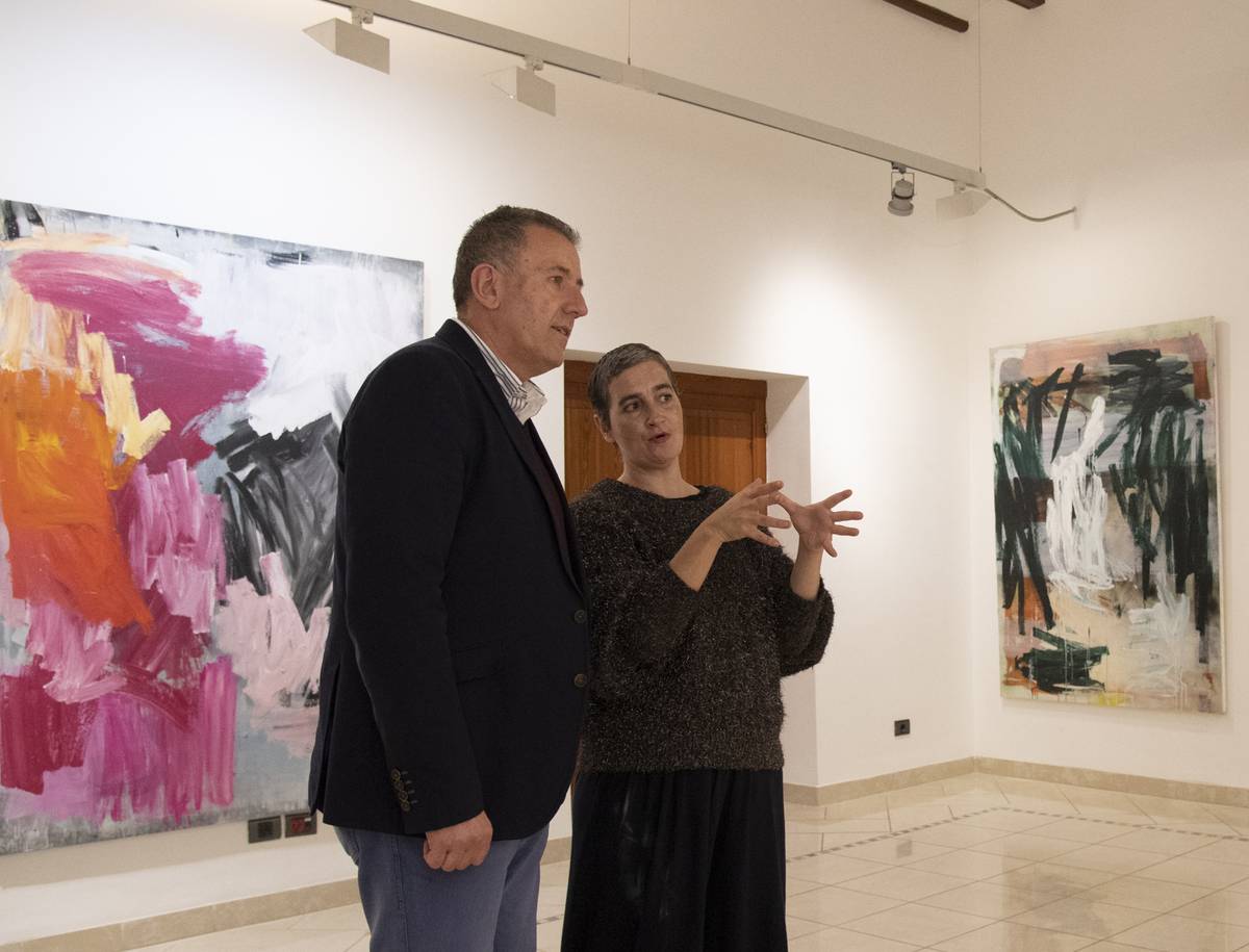 La Diputación acoge la exposición ‘Canvas’ de la artista Rebeca Plana hasta el próximo 5 de abril