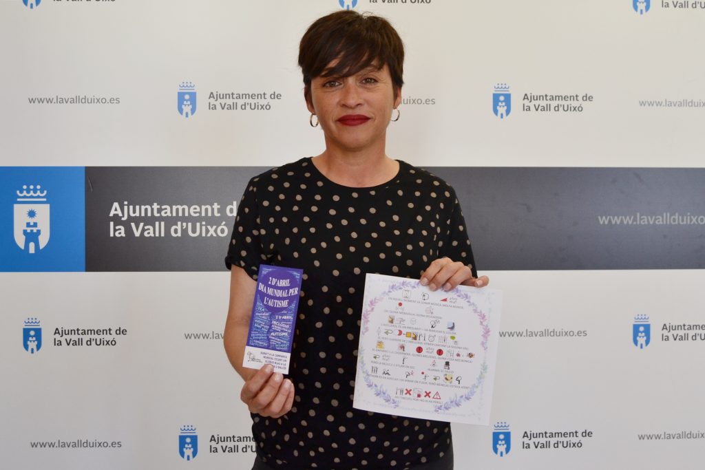 El Ayuntamiento de la Vall d’Uixó conmemorará el 2 de abril el Día Mundial del Autismo