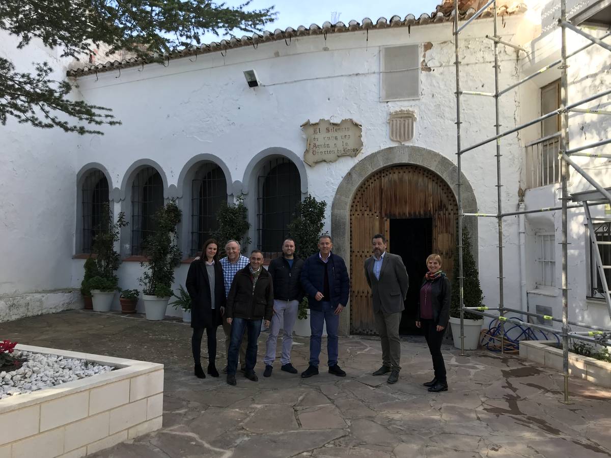 La Diputación refuerza su compromiso con el patrimonio al contribuir a la rehabilitación del entorno de la Cueva Santa