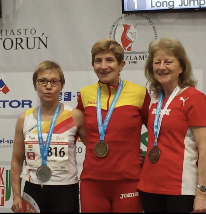 Rosa Escribano, campeona del mundo máster igualando el récord del mundo de longitud