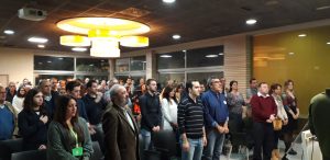 Lleno absoluto en el acto de VOX en Vall de Uxó