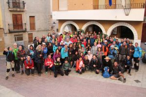 120 personas en la XIII ruta senderista de Ribesalbes