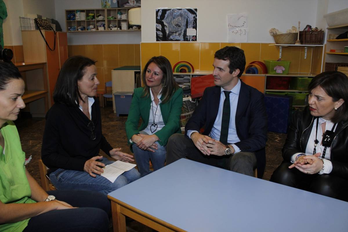 Carrasco se compromete a poner en marcha el primer Plan de Conciliación Familiar y Laboral en Castellón ante Pablo Casado