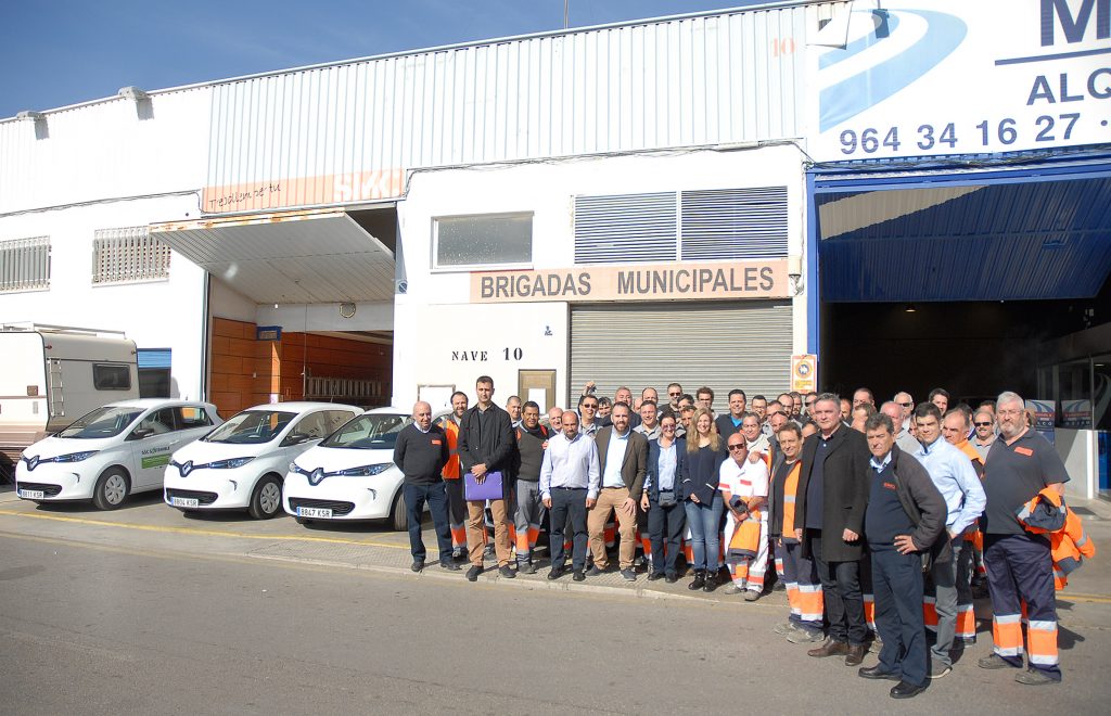 Castellón reduce la huella de carbono con la incorporación a su flota de 8 vehículos 100% eléctricos