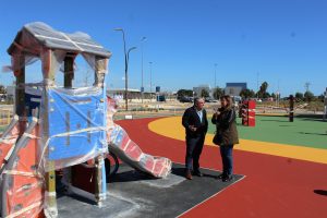 Burriana disfrutará desde esta misma semana de un nuevo parque biosaludable y uno infantil en el vial del Puerto