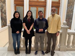 Porcar recibe a estudiantes japonesas de la Universitat Jaume I en el Salón de Plenos