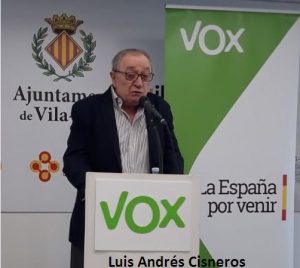 Brillante presentación en público de Luis Andrés Cisneros, candidato de VOX al senado.