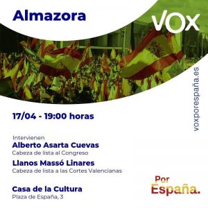 VOX presenta a sus candidatos en Almazora