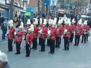 La banda de Cornetas y Tambores Reí Jaume I de Castellón culmina una Semana Santa espectacular