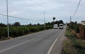 Burriana abona las expropiaciones de la Carretera del Grao y ya dispone de los terrenos para la construcción del carril bici