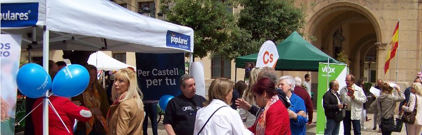 Los partidos salen a la calle en la recta final de la campaña electoral