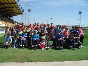 Fin de curso futbolístico del Centro Ocupacional