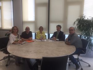 “Demócrates se reúne con la Rectora de la UJI Eva alcón y su equipo”