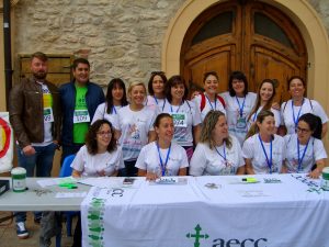 200 personas participan en la marcha contra el cáncer de Sant Jordi