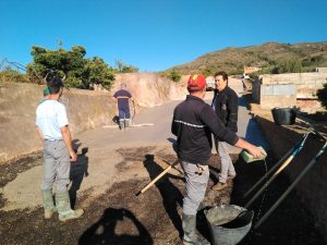 El ayuntamiento de La Vall d’Uixó hormigona más de 100 metros del Camí Pla d’Esbrí