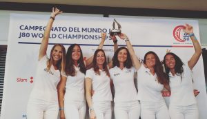 La tripulación del Dorsia Sailing Team de Marina Burriananova se proclama subcampeona del mundo de J80