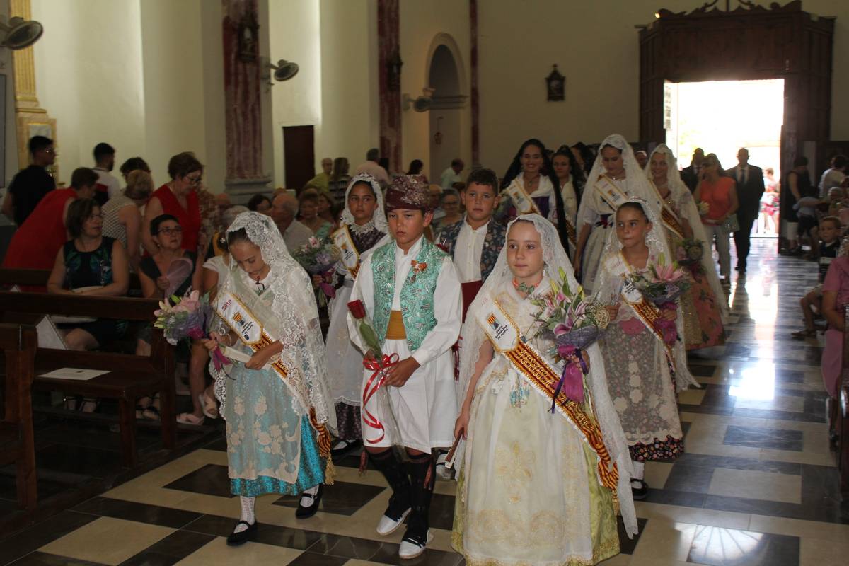 Santa Magdalena muestra el fervor a su patrona