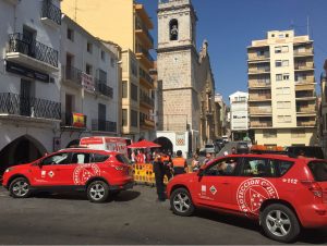 La Diputación de Castellón moviliza a Protección Civil y Bomberos para dar cobertura al paso de La Vuelta Ciclista a España por la provincia