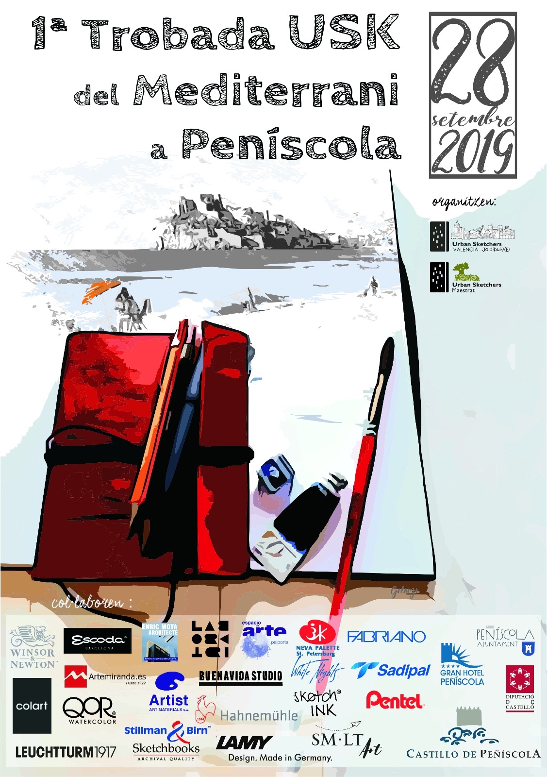 Los artistas ‘callejeros’ eligen Peñíscola como sede de la I Trobada USk del Mediterrani