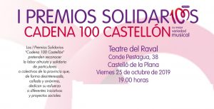 I Premios Solidarios “Cadena 100  Castellón”