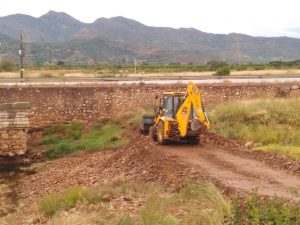 El Ayuntamiento de la Vall d’Uixó adecua el badén del río Belcaire a la altura del Camí la Punta