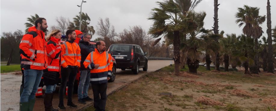 Castellón remite al Gobierno el informe de daños del temporal Gloria para optar a las ayudas