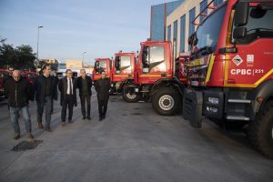 Los bomberos de Castellón modernizan su flota con 10 nuevos vehículos