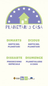 El ‘Planetari a Casa’ acerca la astronomía a los hogares de Castellón