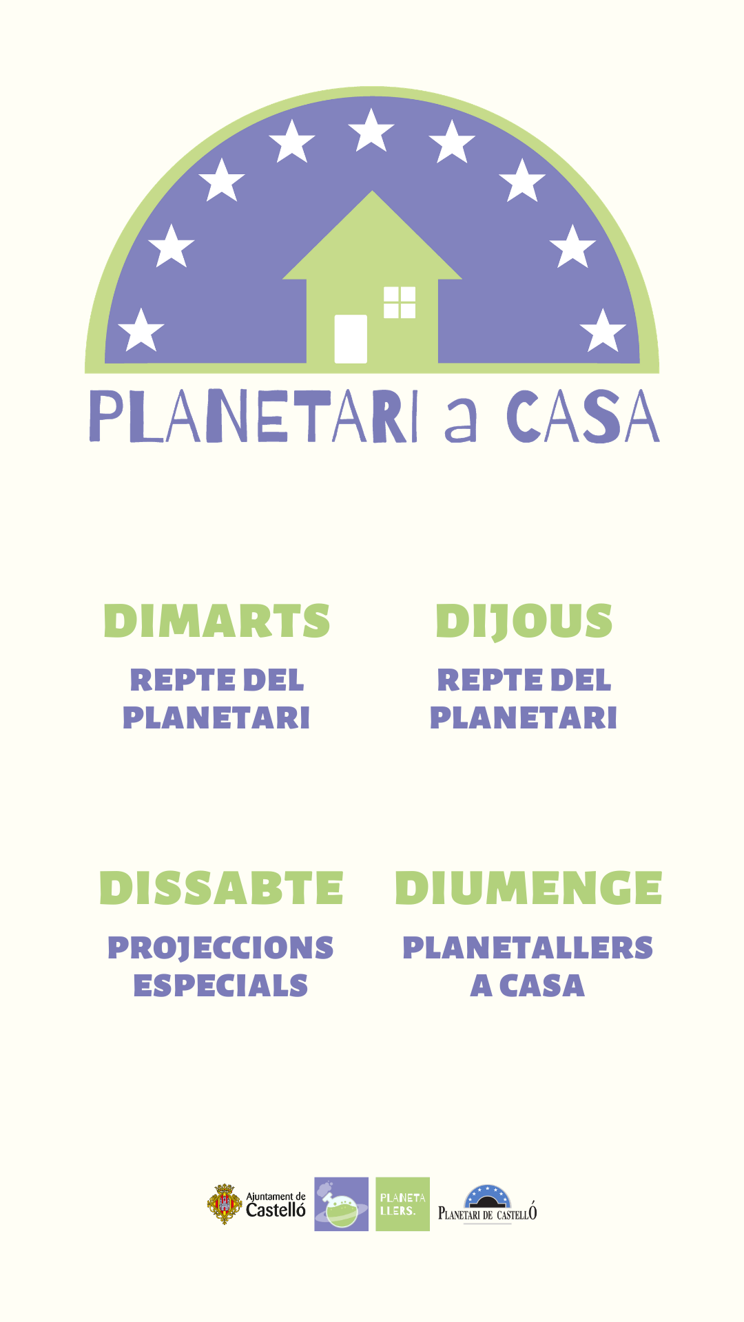 El ‘Planetari a Casa’ acerca la astronomía a los hogares de Castellón