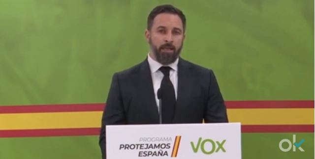 VOX exige a Sánchez que dimita para dejar paso a un Gobierno de emergencia nacional