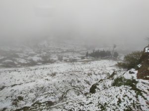 Nieve primaveral en Castellfort