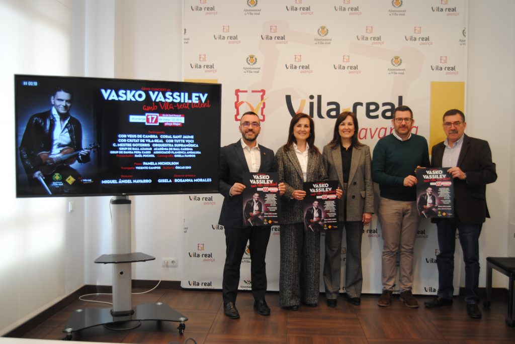 El proyecto Vila-real Talent nace con un concierto del violinista internacional Vasko Vassilev junto a 175 músicos y artistas locales