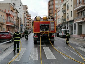 La UME vuelve a realizar trabajos de desinfección en Vall de Uxó