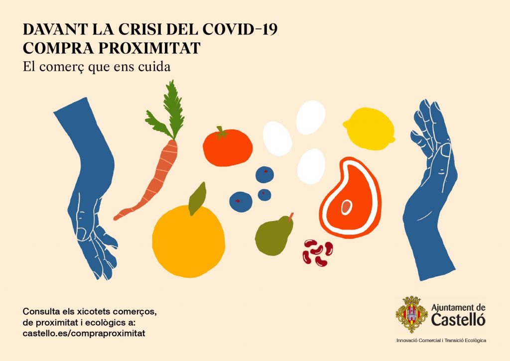 Castellón lanza la campaña “Compra proximitat” ante la crisis sanitaria