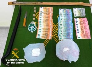 La Guardia Civil desarticula un punto de venta de droga en Torreblanca