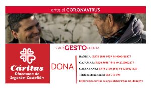 Cáritas lanza una campaña para poder llegar a todos los necesitados