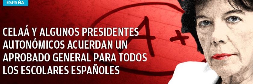 Celaá y algunos presidentes autonómicos acuerdan un aprobado general para todos los escolares españoles