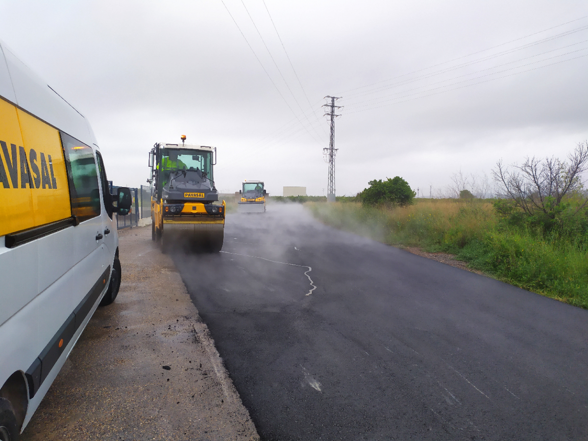 El Ayuntamiento de Moncofa concluye la 1ª fase de su Plan Anual de Asfaltado con mejoras en 2 kilómetros de caminos rurales