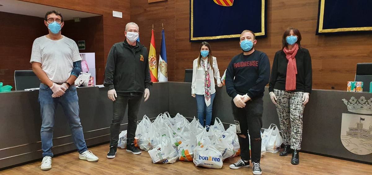 Oropesa ha repartido 2.750 kilos de comida para las familias más desfavorecidas por la crisis del coronarivus