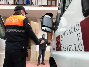 La Diputación de Castellón reparte de forma gratuita un segundo lote de material de protección frente al coronavirus a los 135 ayuntamientos y 8 mancomunidades de la provincia