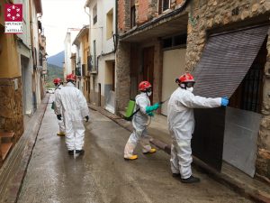 Los bomberos de la Diputación podrán realizar una desinfección por semana en todos los pueblos de la provincia