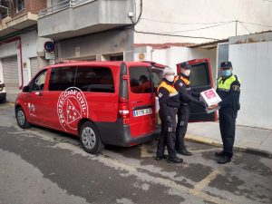 Llega el envío de material de protección de la Diputación contra el Covid-19