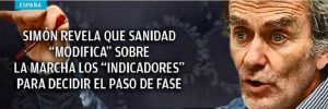 Simón revela que Sanidad «modifica» sobre la marcha los «indicadores» para decidir el paso de fase