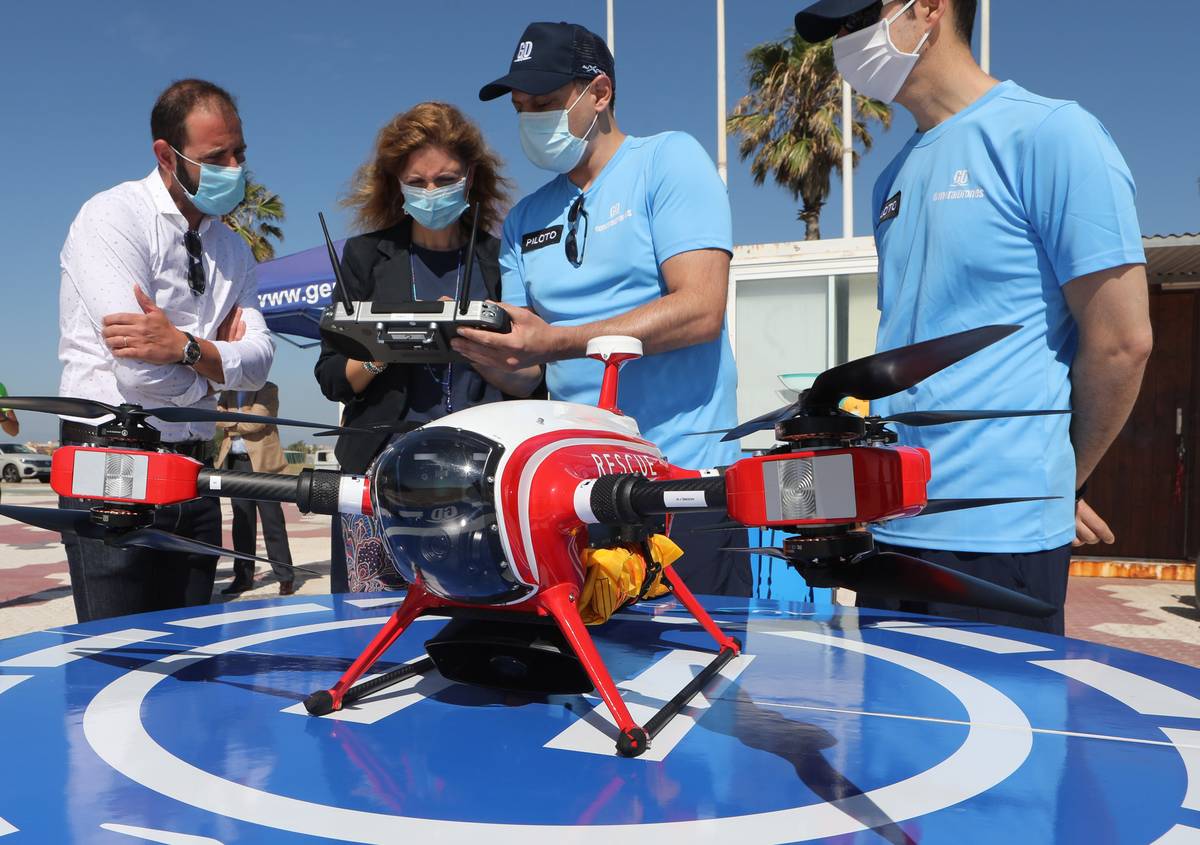 Castellón controlará la ocupación de sus playas con dron e inteligencia artificial para evitar concentraciones