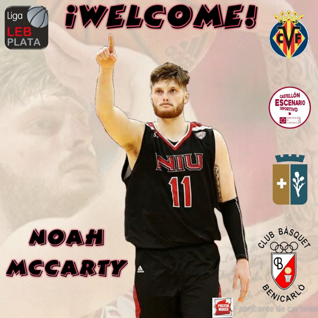 Noah McCarty se incorpora al CB Benicarló de la Leb Plata