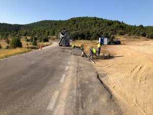 La Diputación  finaliza las obras de seguridad vial del Camí de la Canà en Els Ports, pendientes desde 2017